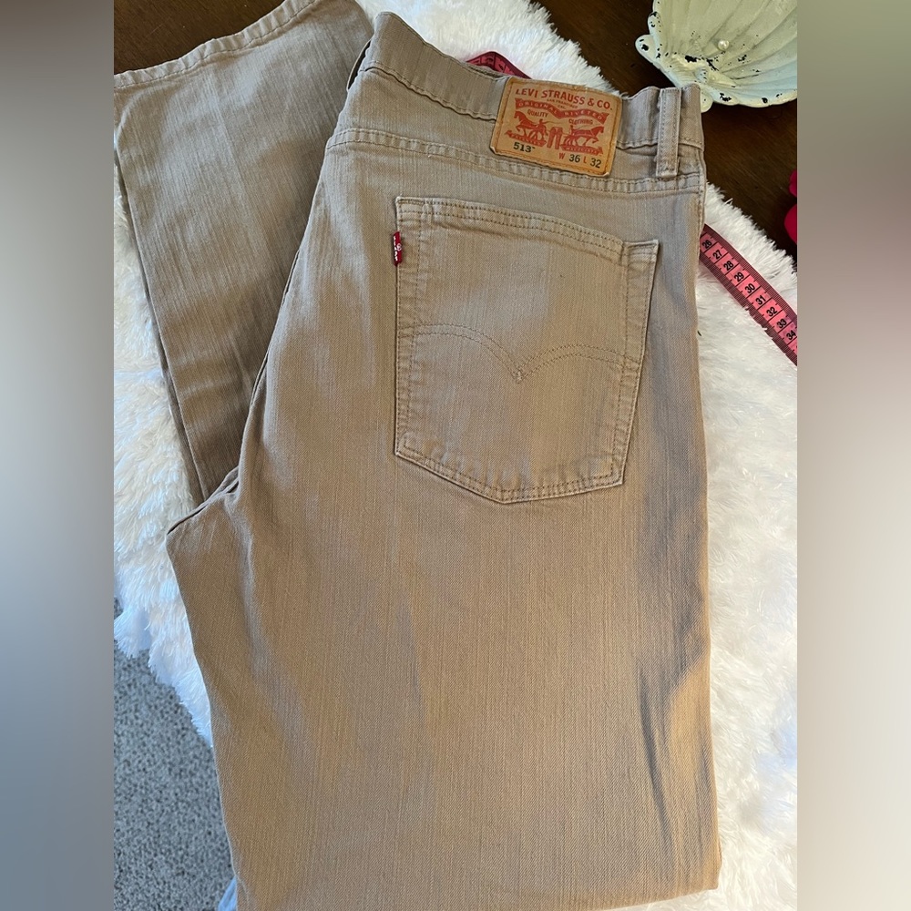 Mens Levis 513 Straight leg jeans - Picture 2 of 11